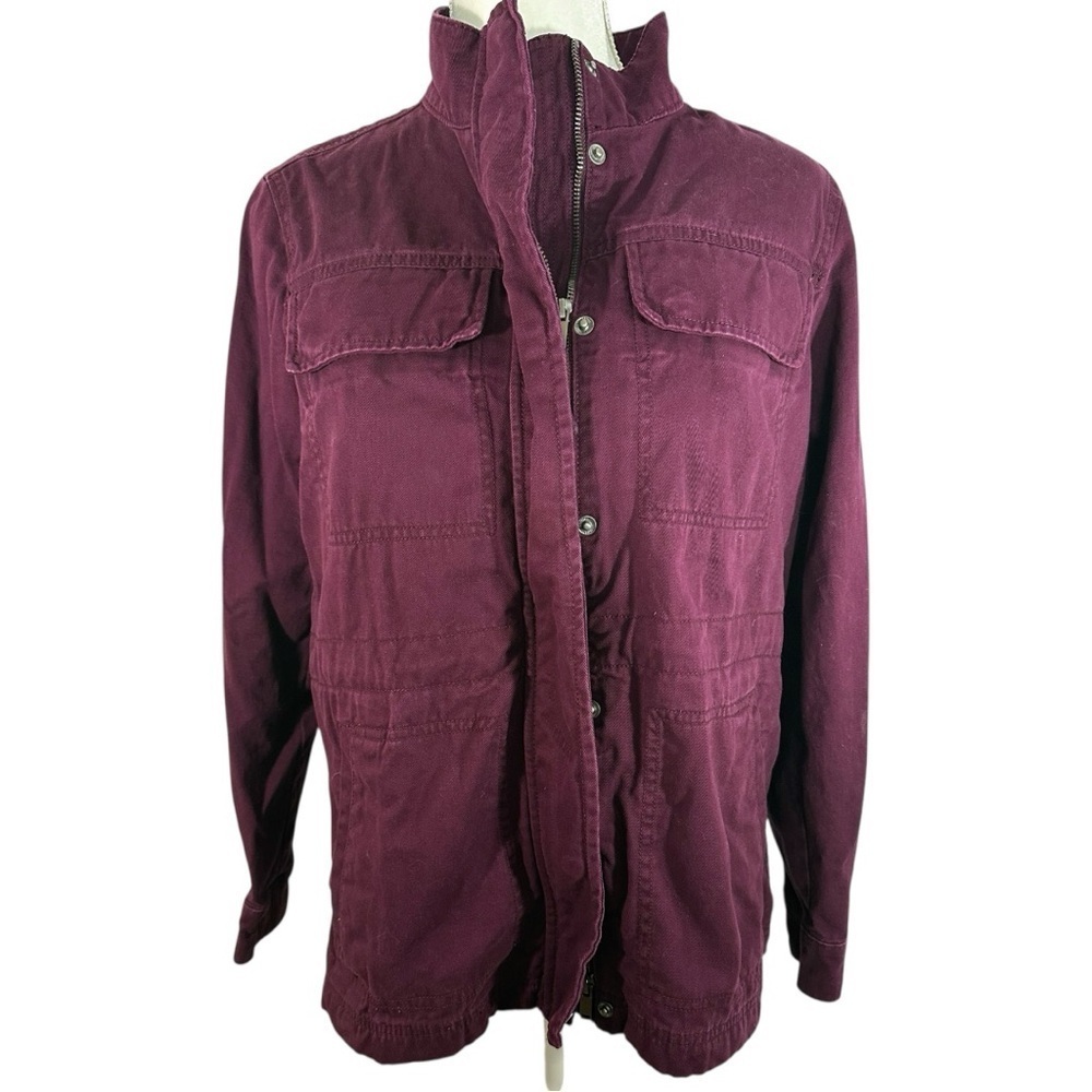 GAP- Burgundy Zip Up Warm Coat- Size S